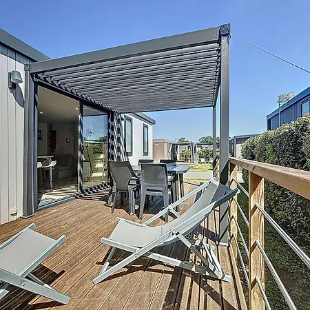 Дом отдыха Mobil-home Keywest: 2 Chambres, 2 Sdb, A 200m, Piscine Chauffee, Fitness, Parking, Wi-fi Inclus - Fr-1-361a-27