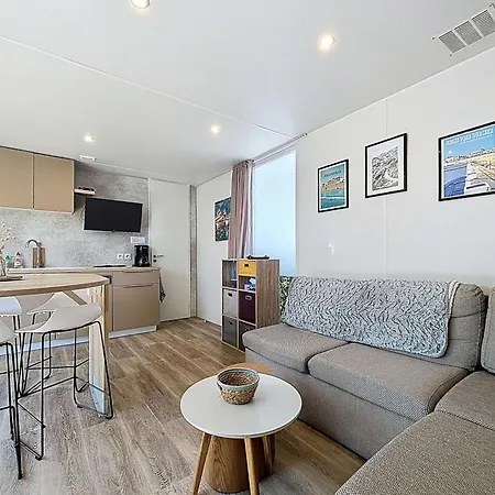 Дом отдыха Mobil-home Keywest: 2 Chambres, 2 Sdb, A 200m, Piscine Chauffee, Fitness, Parking, Wi-fi Inclus - Fr-1-361a-27 Жуллувиль-ле-Пен